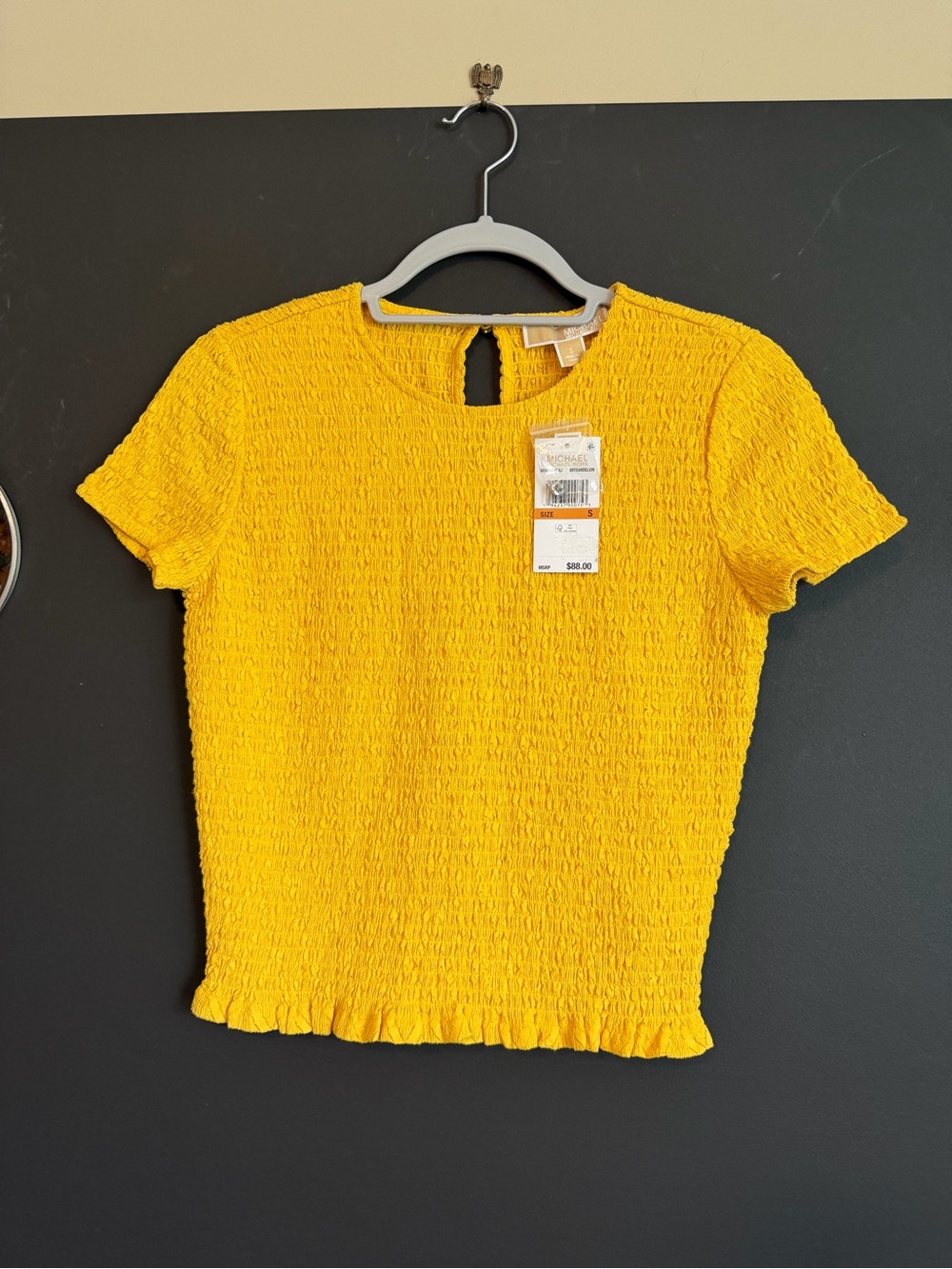 Michael Michael Kors Women’s Smoked Top. NWT